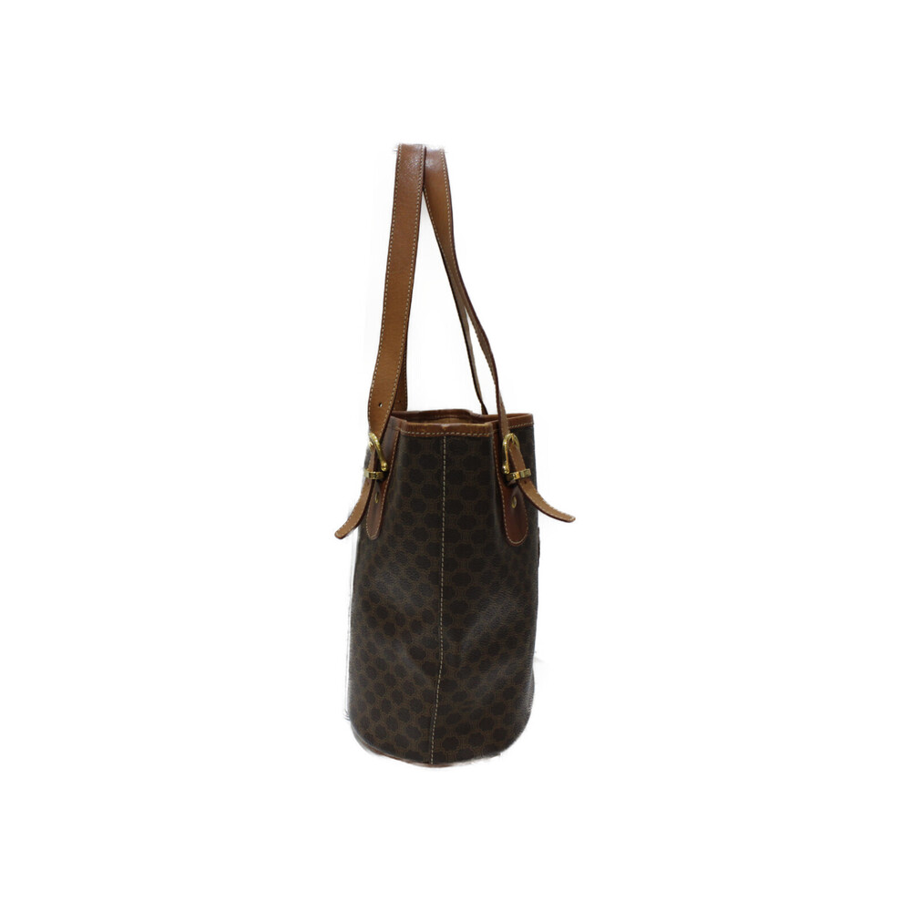 Celine Macadam Leather Tote Bag Brown - Picture 3 of 7